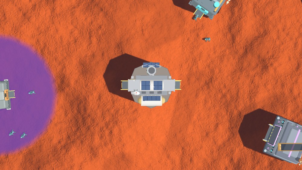 A close view of a Robosoma colony